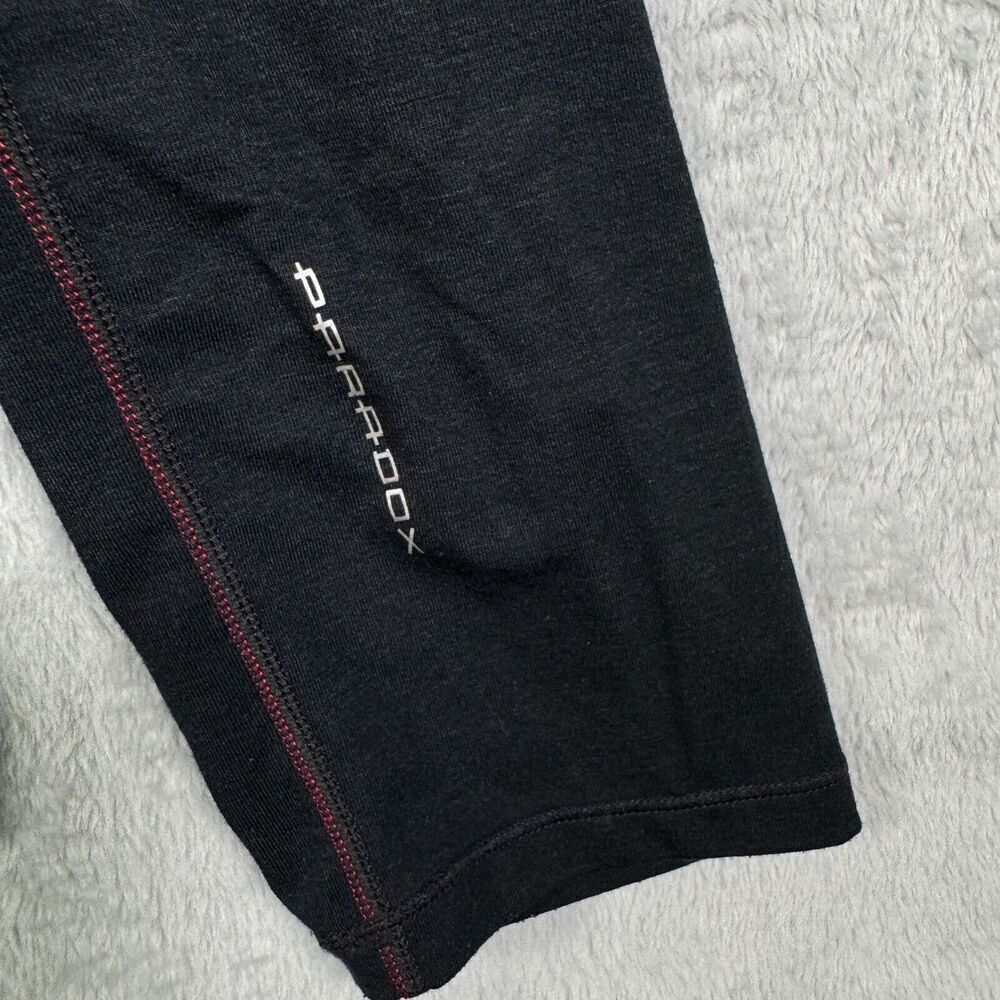 Paradox 1/4 Zip Pullover Mens L Black Merino Blend Dri Release W/ Fresh Guard - Picture 6 of 9